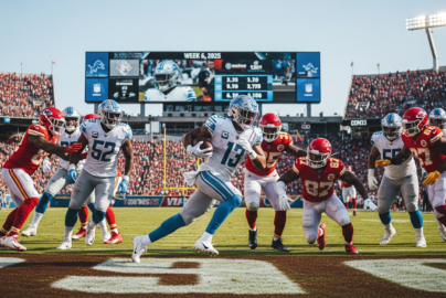 Detroit Lions vs Kansas City Chiefs Match Player Stats