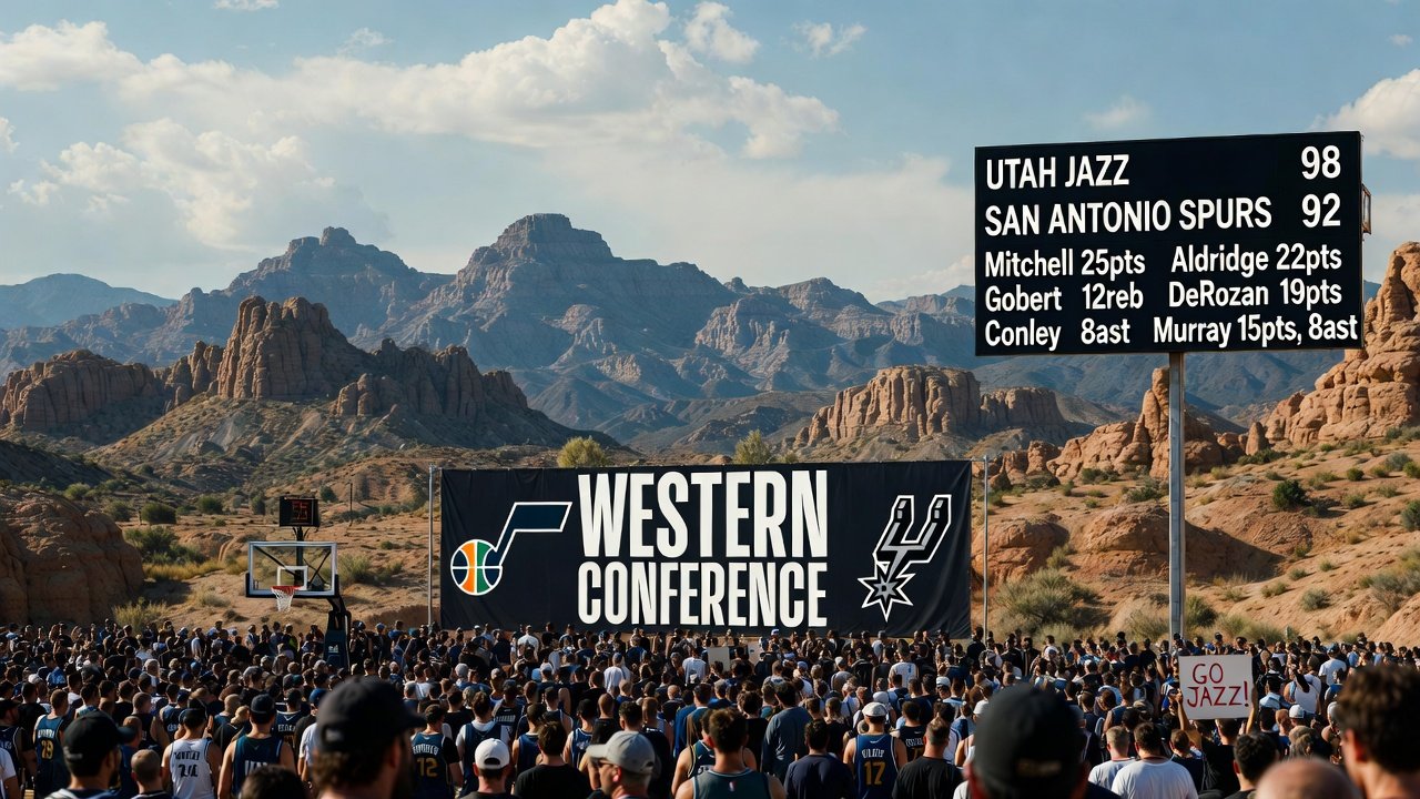 Utah Jazz vs San Antonio Spurs Match Player Stats