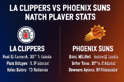 LA Clippers vs Phoenix Suns Match Player Stats